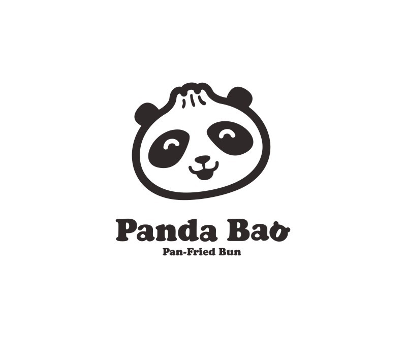 Logo设计Panda Bao欧洲中华水煎包餐饮品牌命名__广州餐饮策略定位_湖南餐饮SI空间设计