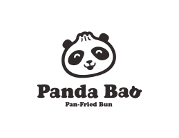 Logo设计Panda Bao水煎包成都餐馆标志设计_梅州餐厅策划营销_揭阳餐厅设计公司